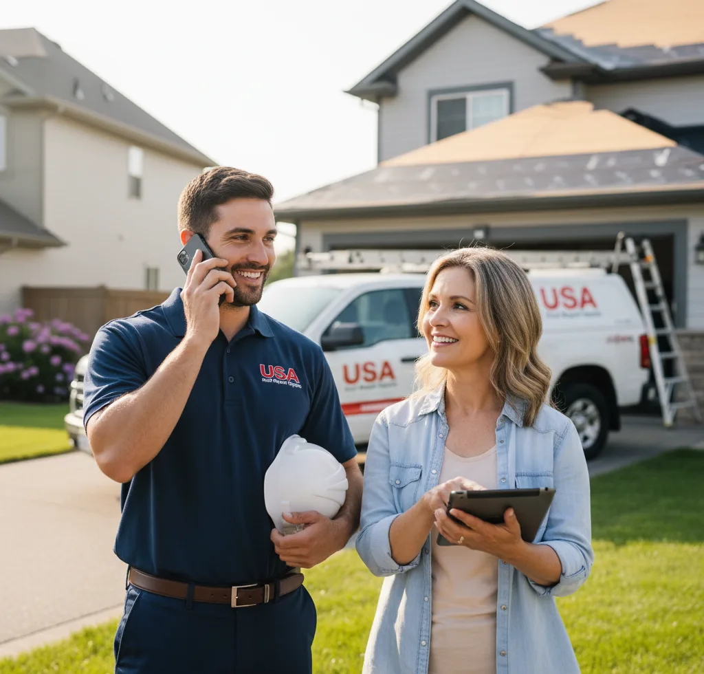 USA Roof Repair Experts customer support in Augusta